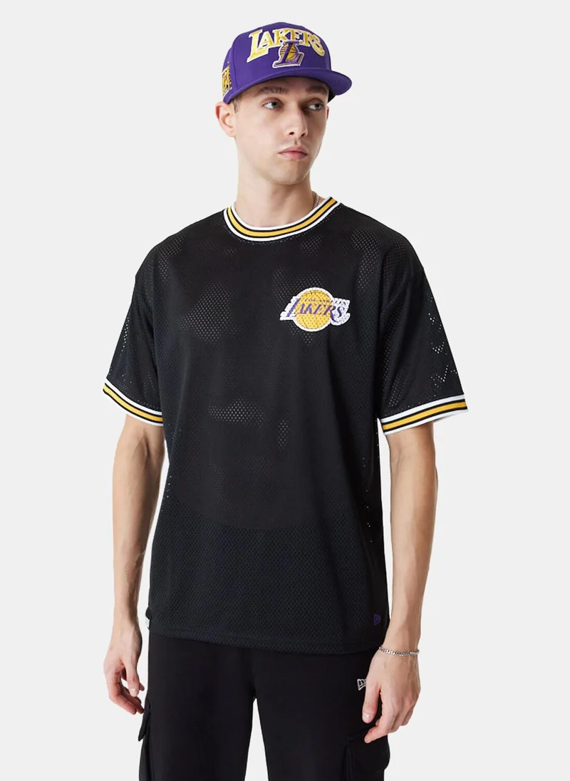 NEW ERA Men's Los Angeles Lakers NBA Mesh T-Shirt