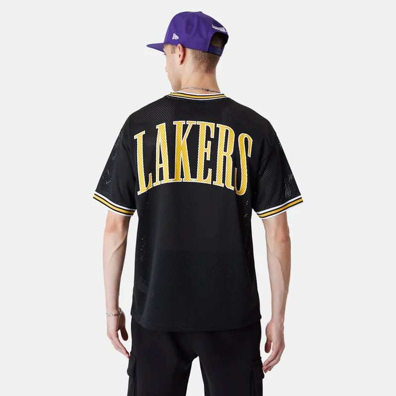 NEW ERA Men's Los Angeles Lakers NBA Mesh T-Shirt