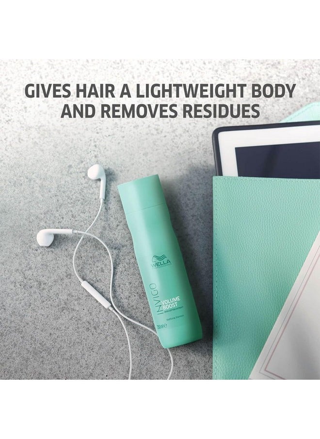 Wella Professionals Invigo Volume Boost Bodifying Shampoo | 250 Ml | Lightweight, Volumizing Hair Cleanser For Normal To Fine Hair | With Cotton Extracts  - Image 4