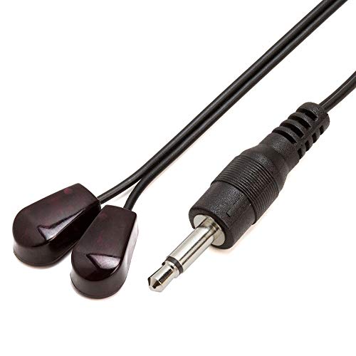 Cmple - Dual IR Emitter Extender Mini Stick-On Infrared Emitters Blink Eye, Remote Control Extension Cable 3.5mm 10 Feet - Image 5