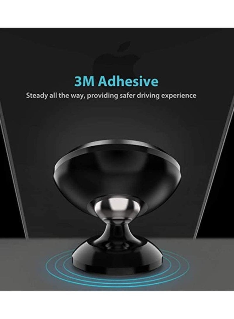 Magsafe Car Mount Magnetic Car Phone Holder for Dashboard Super Strong N52 Magnets 360° Adjustable Magnet Cell Phone Mount Compatible with iPhone, Samsung, LG, HUAWEI,XIAOMI GPS  - Image 5