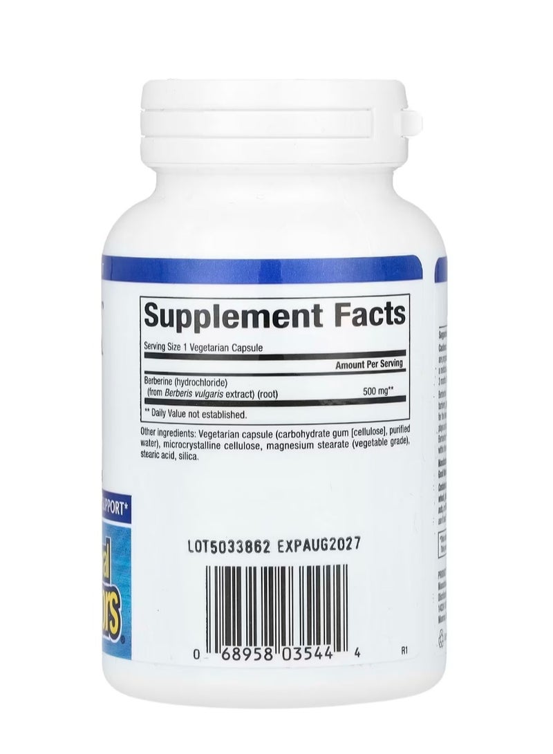 natural Factors WellBetx Berberine 500 mg 60 Vegetarian Capsules - Image 2