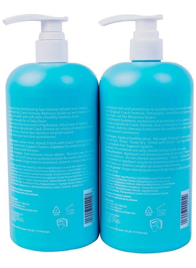 Crack Hair Fix Crack Clean & Soaper Shampoo & In Treatment Conditioner 33.8 Oz Pump Included - Image 3