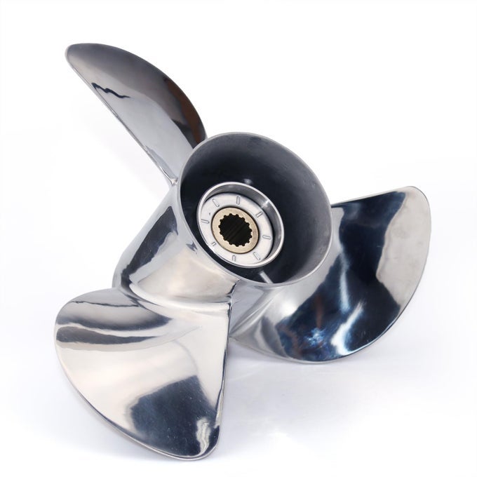 13X19 Outboard Propeller for Yamaha 50 60 75 90 100 115 130 HP T50 T60 F70 F75 F80 F90 F100 F115 Outboard Motors Stainless Steel RH OEM