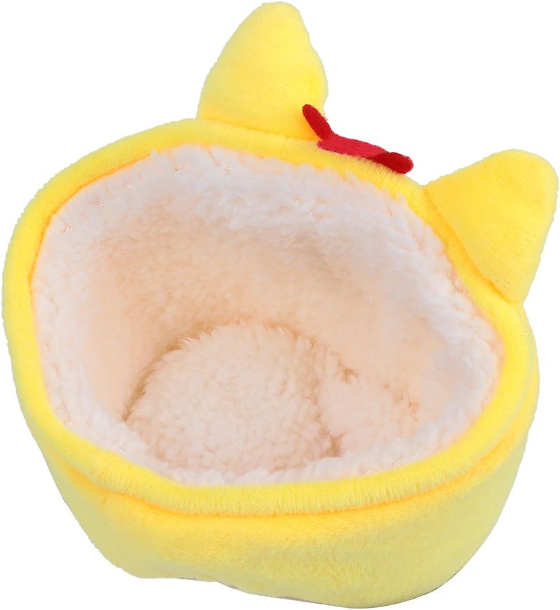 Hamster Bed Pet Nest Small Chicken Design Plush Warm House Thickened Cushion for Winter Shelter Small Animals - Image 1