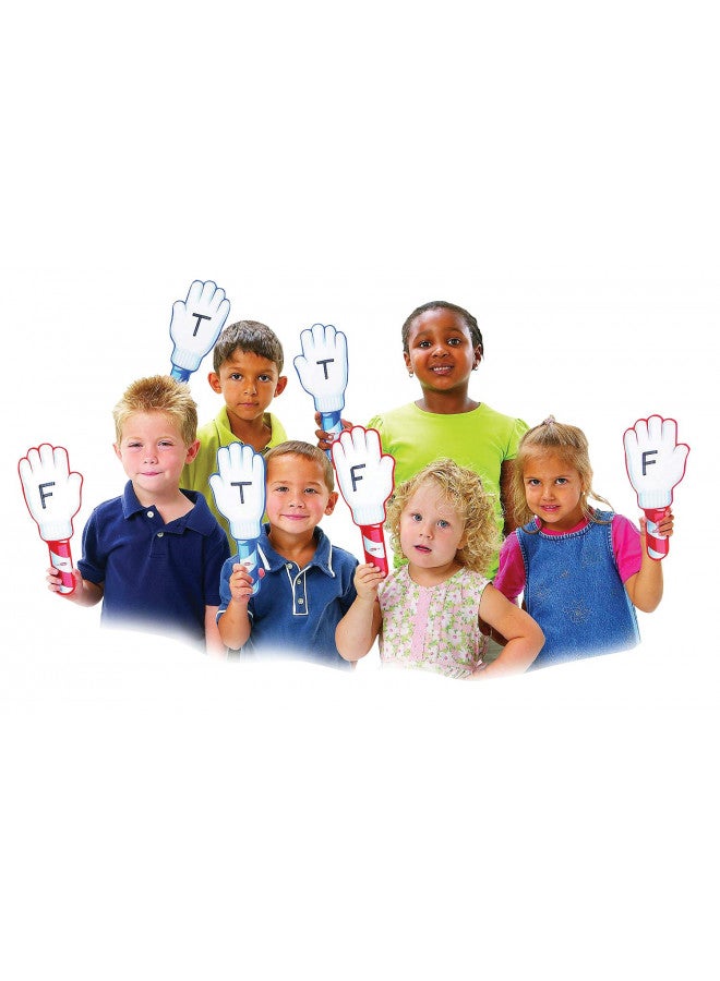 Roylco Hands-Up Dry Erase Answer Board, 5 X 11 in, Blue/Red, Pack of 24 - 1402945 - Image 2