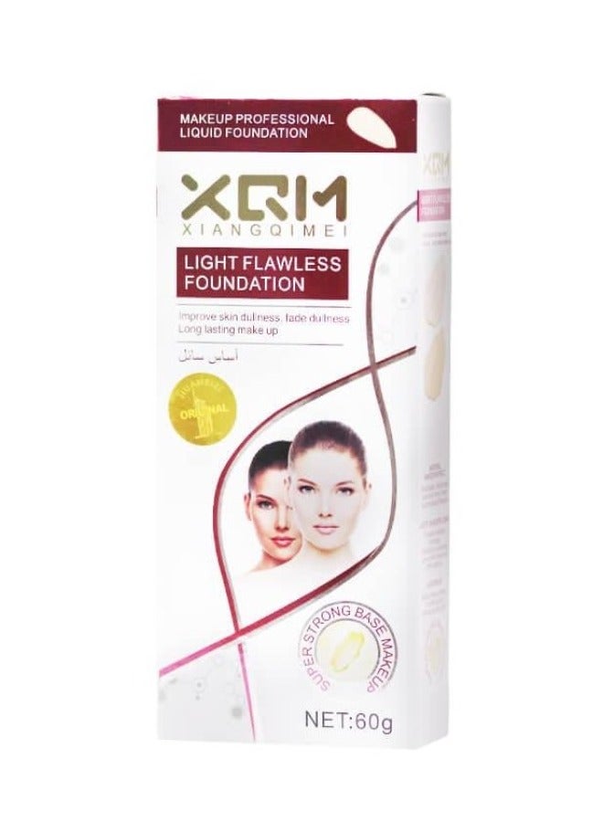 XQM Flawless Light Liquid Foundation  60 gm