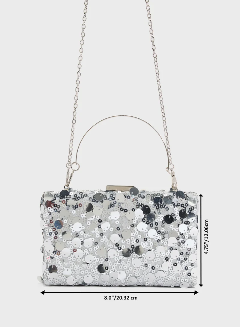 Ella Limited Edition Sequined Clutch Bag