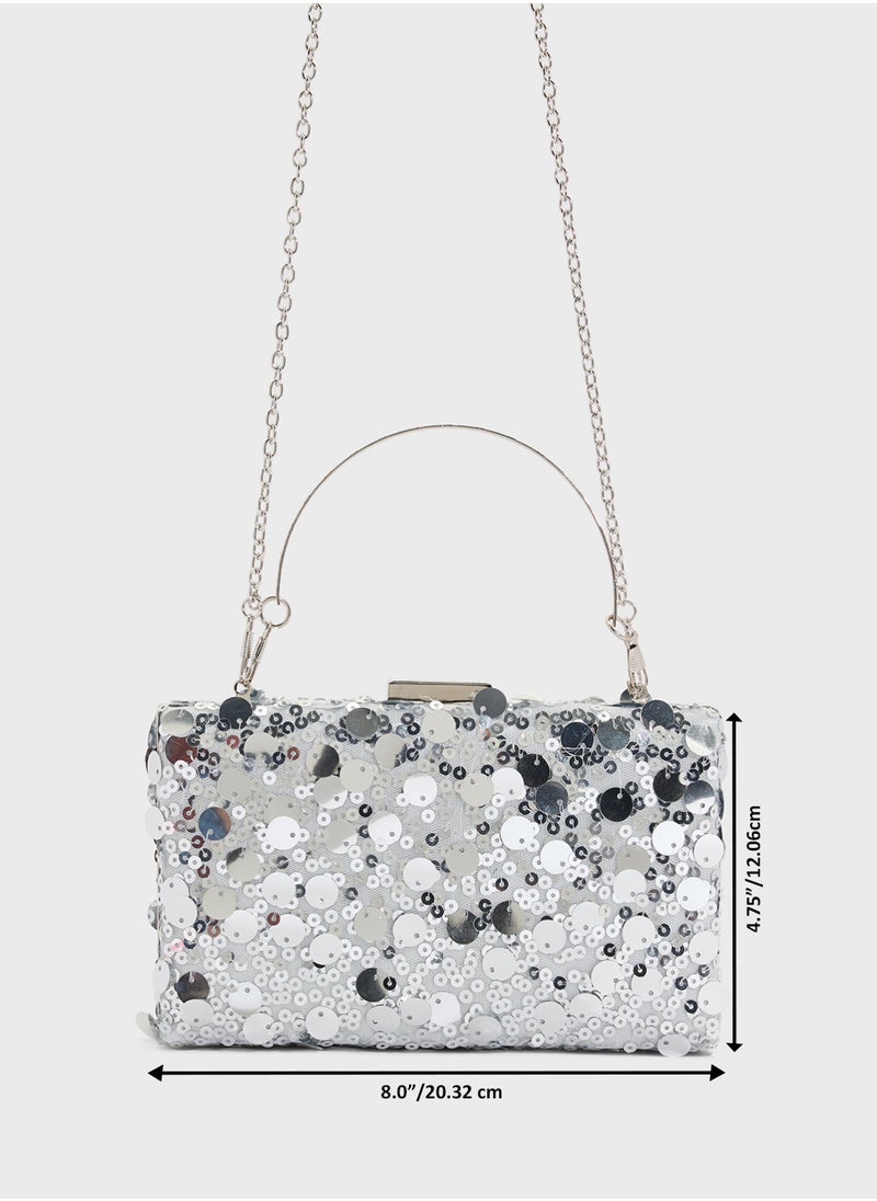Ella Limited Edition - Sequined Clutch Bag - Image 1