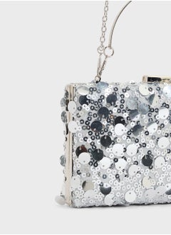 Ella Limited Edition Sequined Clutch Bag  - Image 4