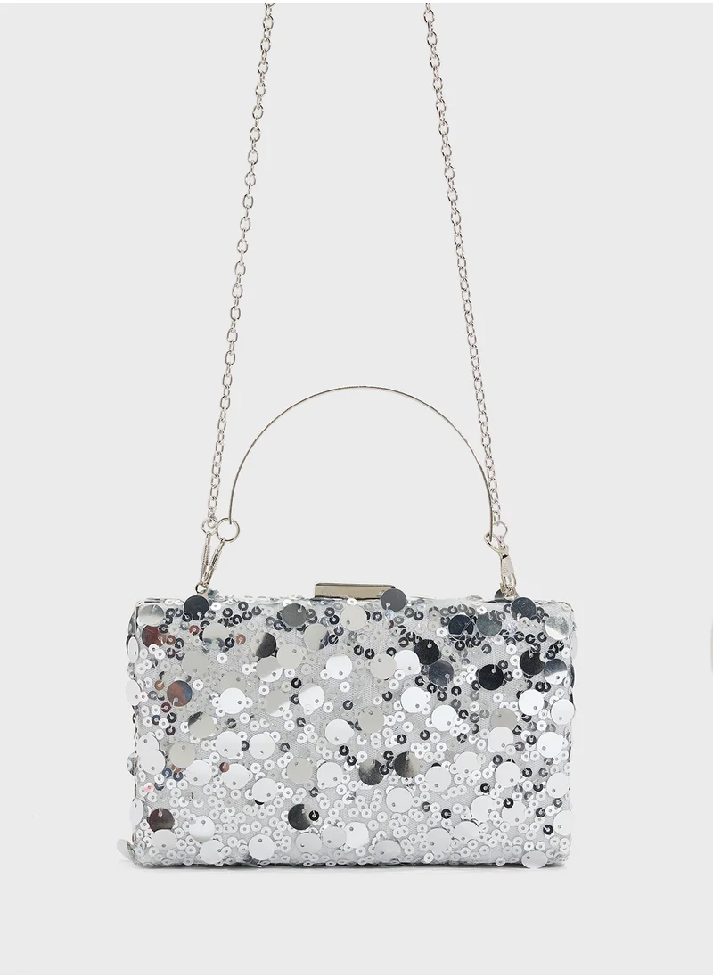 Ella Limited Edition Sequined Clutch Bag