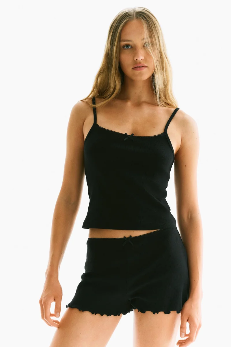 H&M 2-piece ribbed jersey set