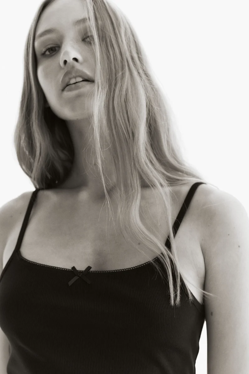 H&M 2-piece ribbed jersey set