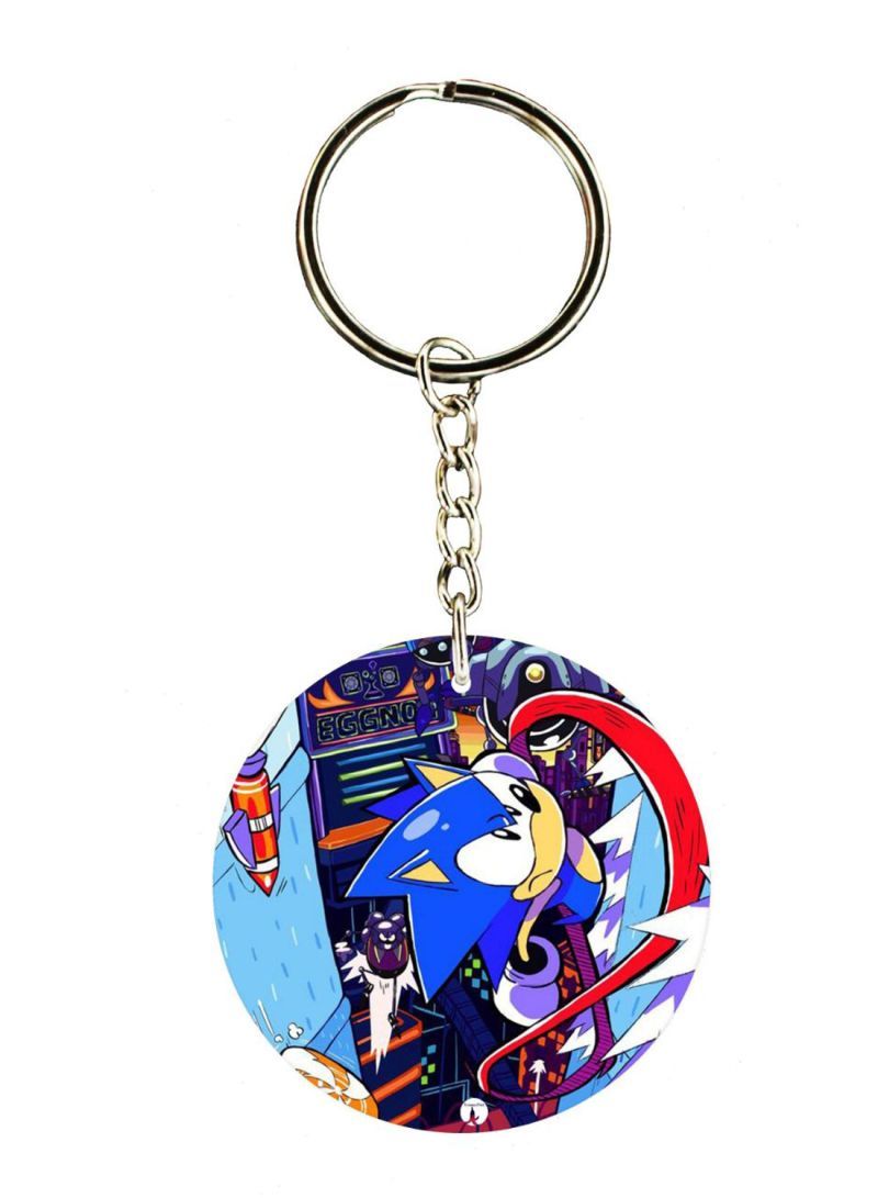 RKN Sonic Double Side Printed Keychain