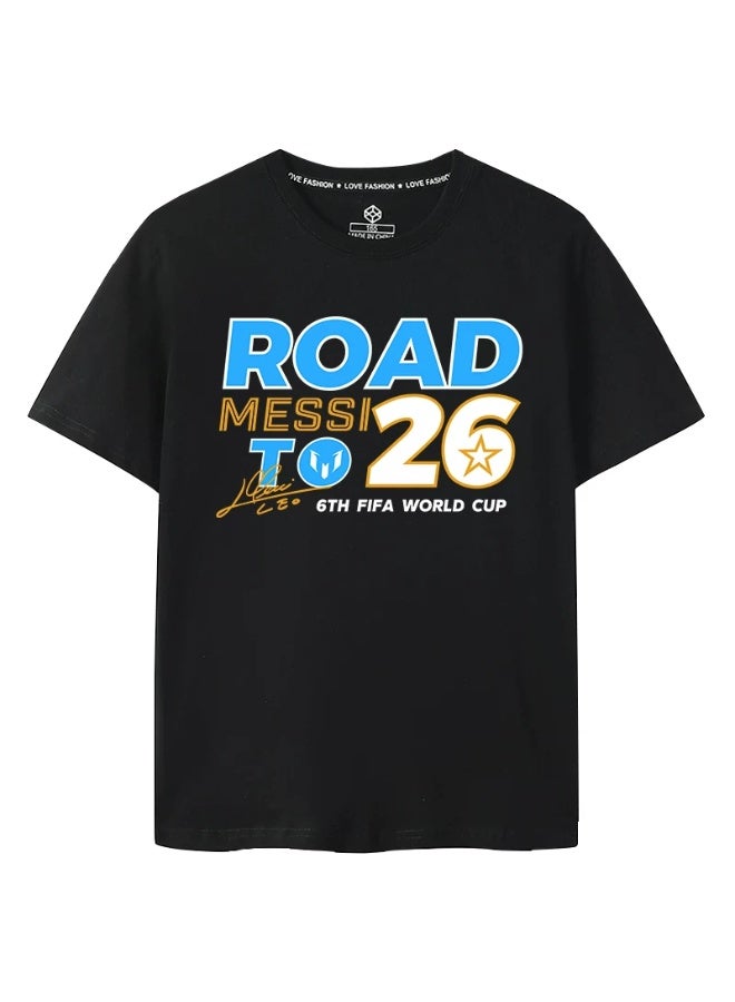 MESSI Simple & Slimming 100% Cotton Round Neck Tee – Essential Crew Neck Top, Versatile Layering Piece for Spring and Summer‌ - Image 1