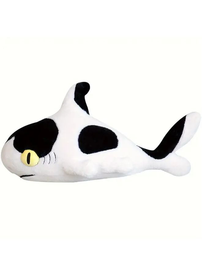Black White Shark Plush Toy Giant Cute Ocean Animal Doll Gift Home Decoration - Image 2