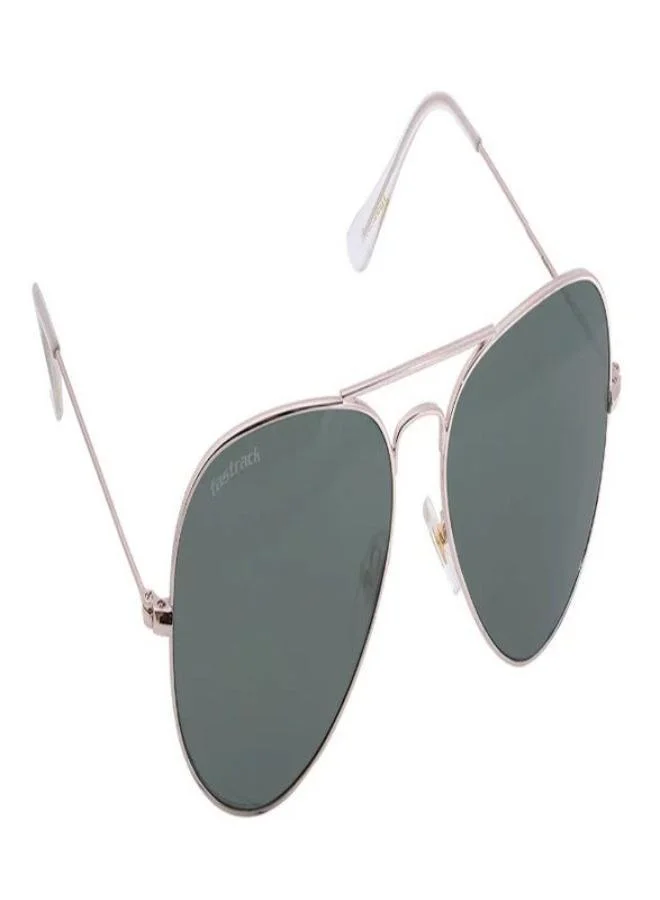 fastrack Gold Aviator Men Sunglasses (M165GR17G|57)