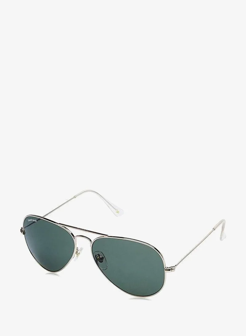 fastrack Gold Aviator Men Sunglasses (M165GR17G|57)
