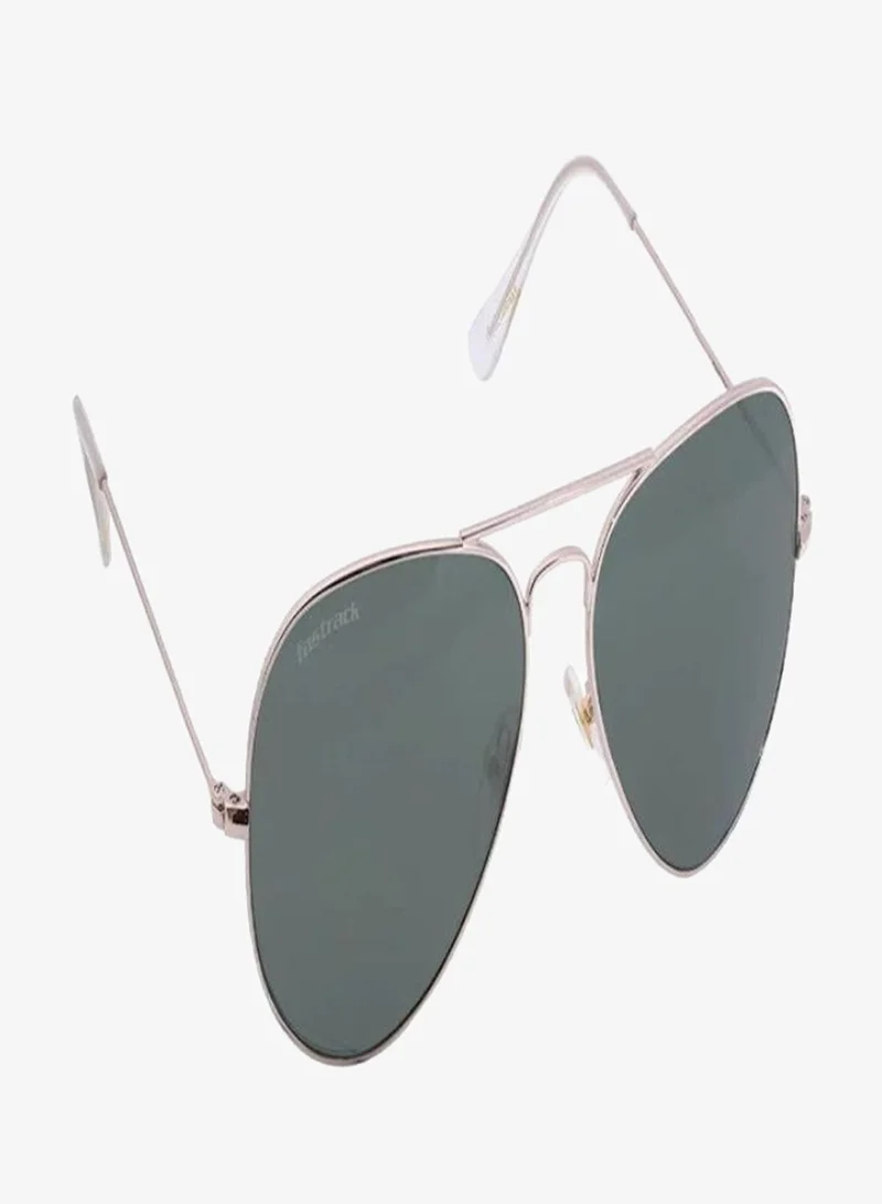 fastrack Gold Aviator Men Sunglasses (M165GR17G|57)