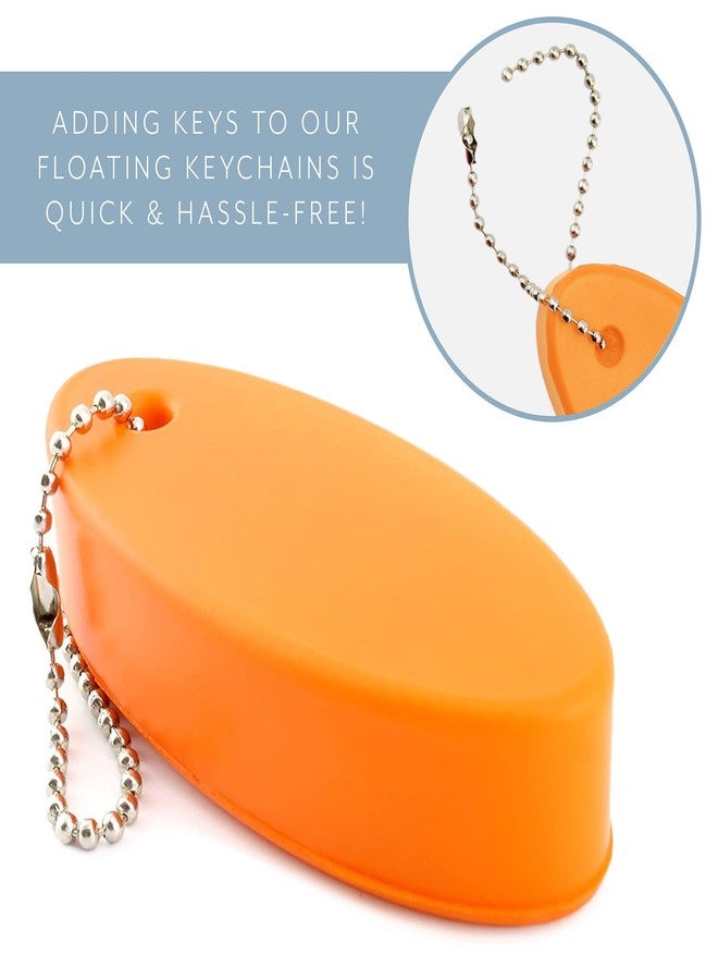 Cornucopia Brands Orange Foam Floating Key Chain Key Floats (2 pack); Great Keychain for Boating,Fishing, Sailing and Outdoor Sports - Image 4