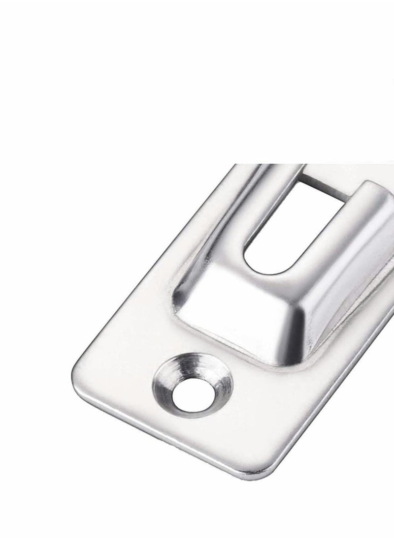 Y&D 90 Degree Heavy Duty Stainless Steel Bar Gate Latches Safety Door Lock Lever Bolts for Doors Security Clasp Hasp Latch, Extra Thick Bolt  - Image 5
