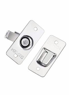 Y&D 90 Degree Heavy Duty Stainless Steel Bar Gate Latches Safety Door Lock Lever Bolts for Doors Security Clasp Hasp Latch, Extra Thick Bolt  - Image 3
