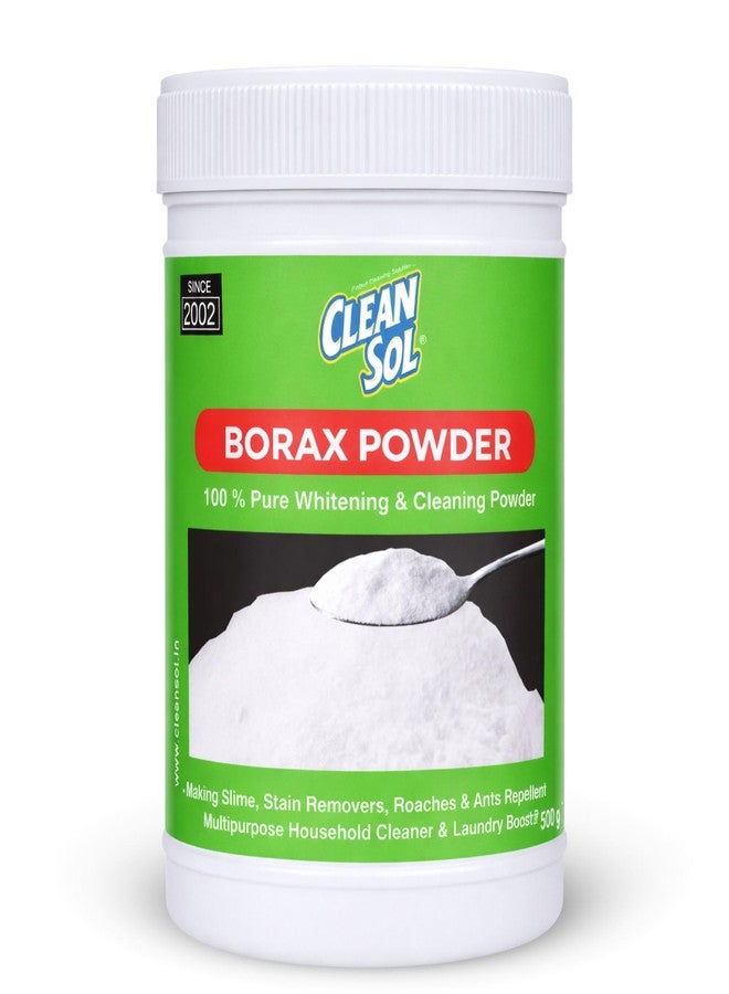 Cleansol Borax Powder 500 g | Multipurpose Cleaning Powder & Laundry Booster | Detergent Enhancer, Stain Removal & Slime Making Use - Image 1