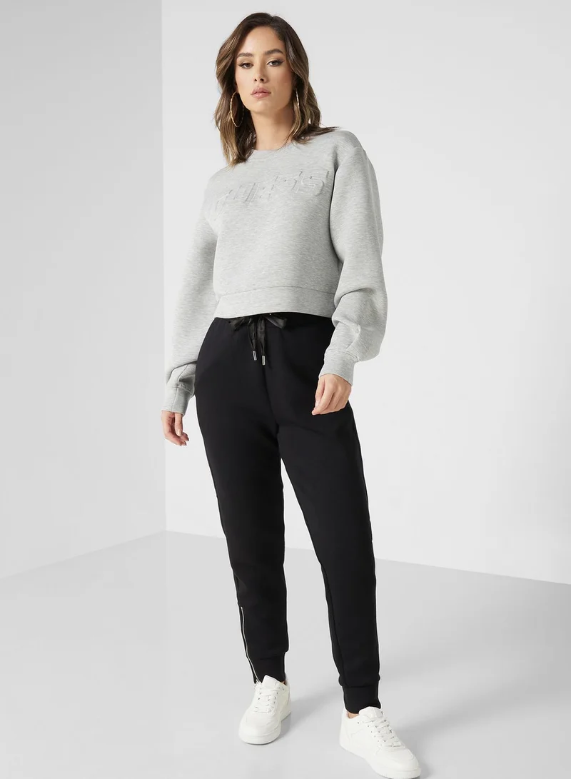 GUESS Logo Knitted Sweatshirt