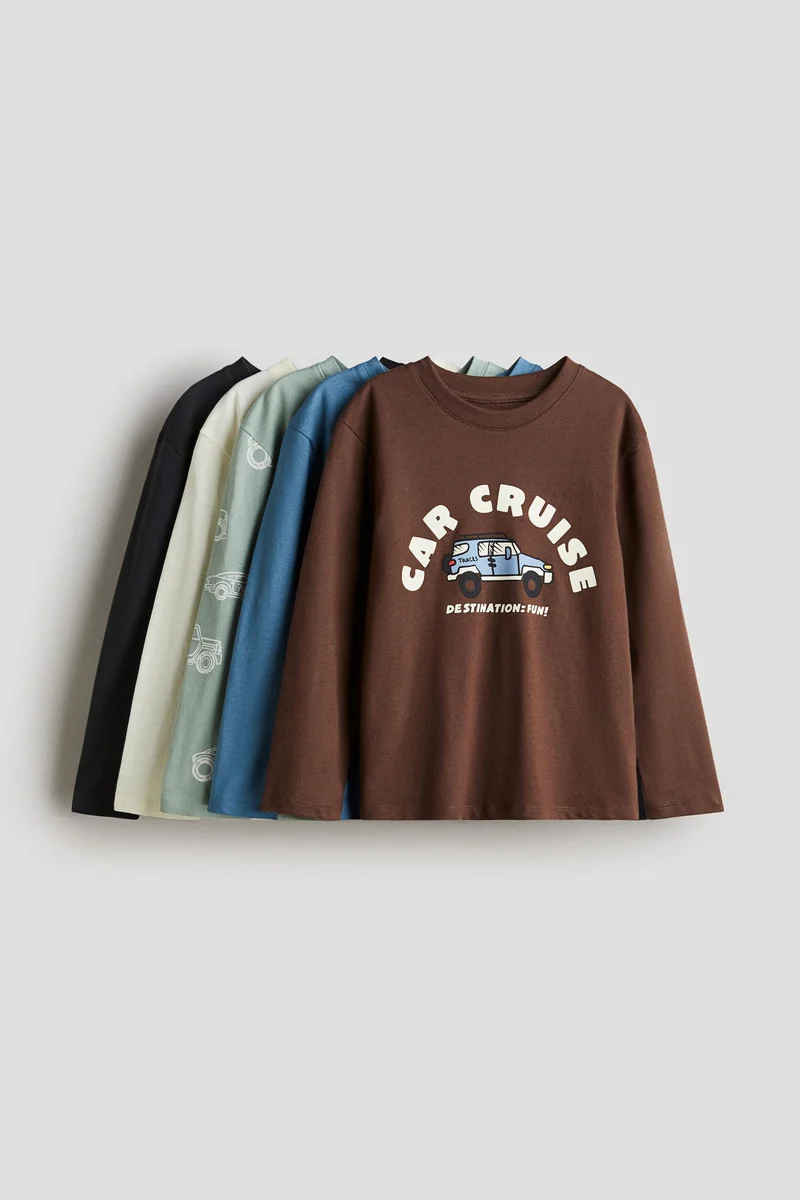 اتش اند ام 5-pack long-sleeved T-shirts