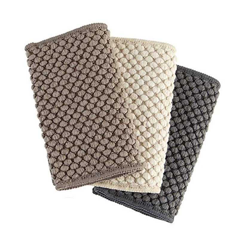 Norwex Counter Cloths slate vanilla mushroom