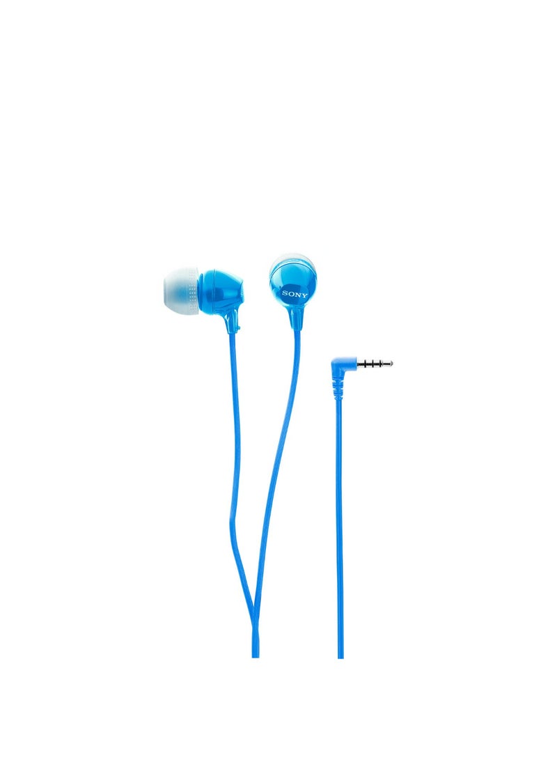 Sony Renewed - MDR-EX14AP Wired in Ear Headphone with Mic (Blue) BLUE - Image 2