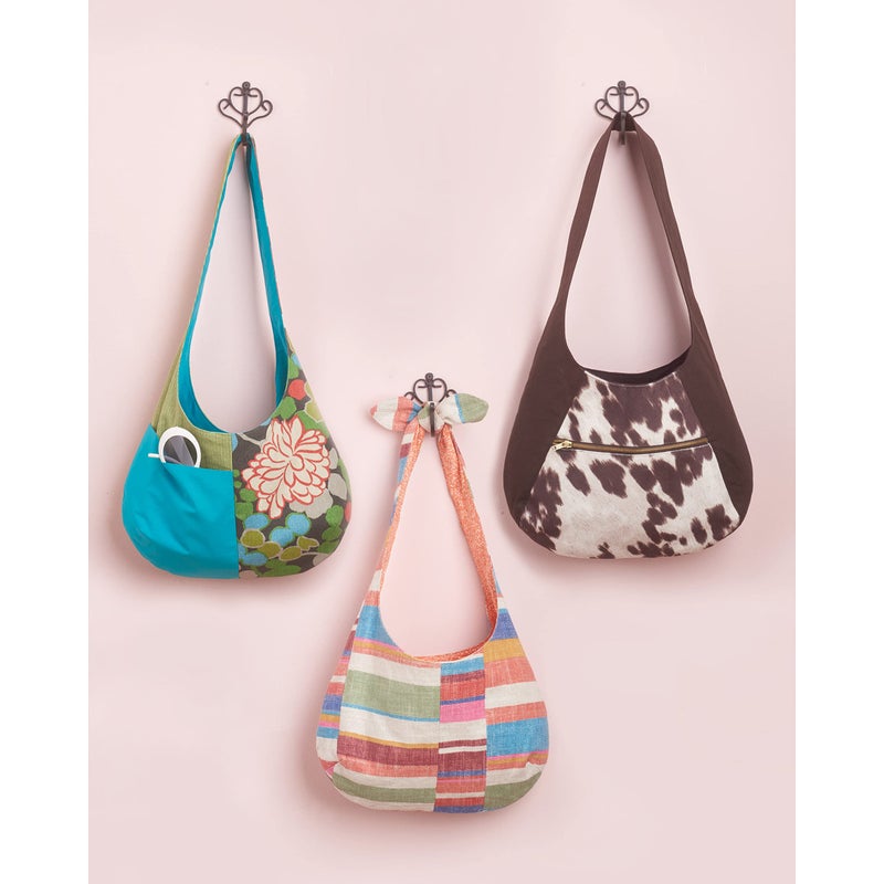 Simplicity SS9563OS Slouch Bag, Purse Organizer and Cosmetic Case Sewing Pattern Kit, Code S9563, One Size - Image 3