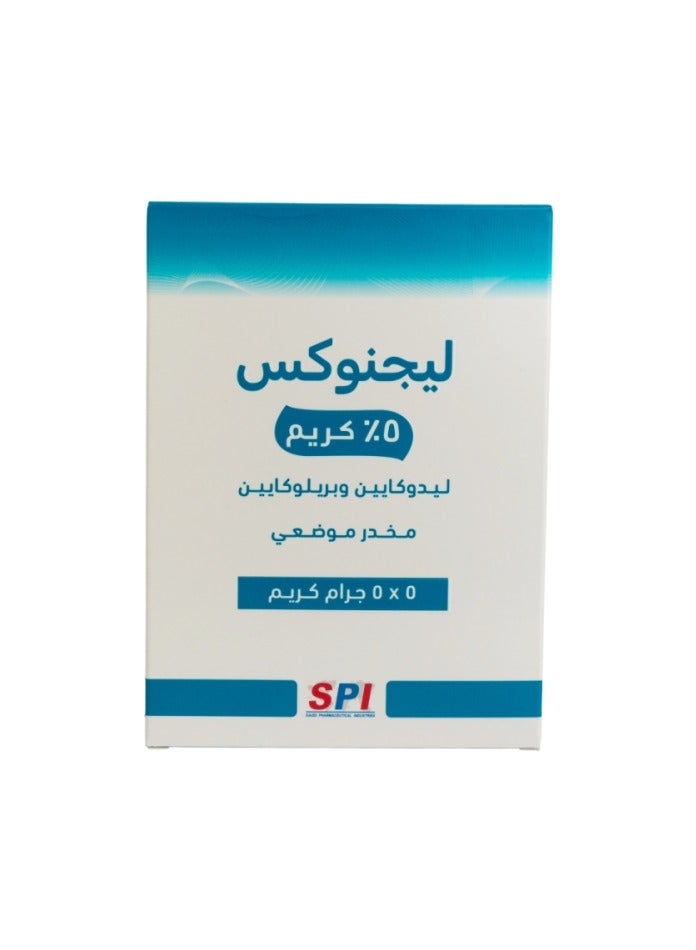 SPI Lignox 5% Lidocaine Topical Anesthetic Cream for Pain, 5*5g Pain Relief from SPI - Image 2