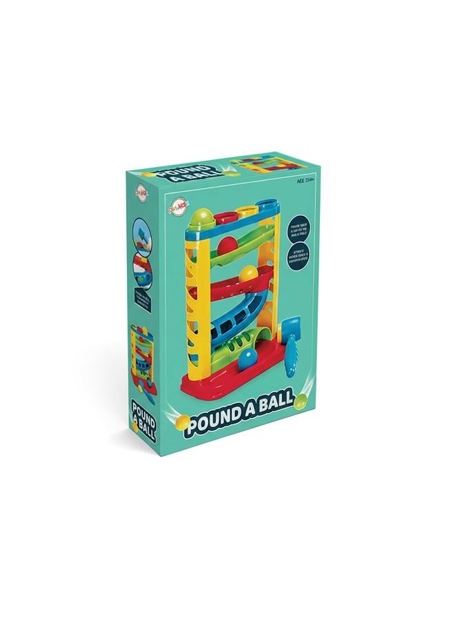 Playkidz Durable Pound A Ball Toys for Toddler, Stacking, Learning, Active, Early Developmental Hammer Montessori Toys, Fun Gifts for Boy & Girl - STEM Educational Toy - Great Birthday Gift - Image 5