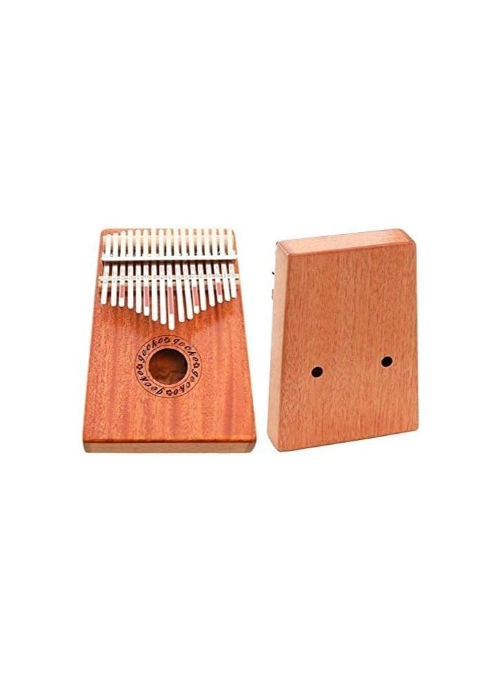 Kalimba Portable 17 Keys Kalimba Thumb Piano High-Quality Wooden Mbira Marimba Sanza of Attached Ore Metal Tines Body Musical Instrument With Shoulder Bag Ideal Kids Gift Toys  - Image 2