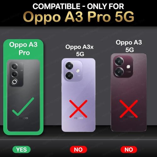 AIBEX Armor Back Cover Compatible for Oppo K12X 5G / Oppo A3 Pro 5G| Rugged Shockproof Case with Ring Holder & Kickstand | Military-Grade Protection | Magnetic Car Mount Compatible - Image 2