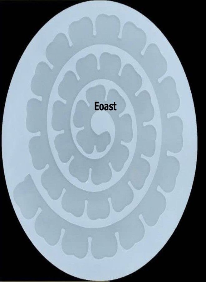 Eoast 3D Flower Mould for Resin Art for Decorative,Mold for Epoxy Resin, Set of 1 (DESIGN-1-1 Cavity -10 INCH Big) - Image 1