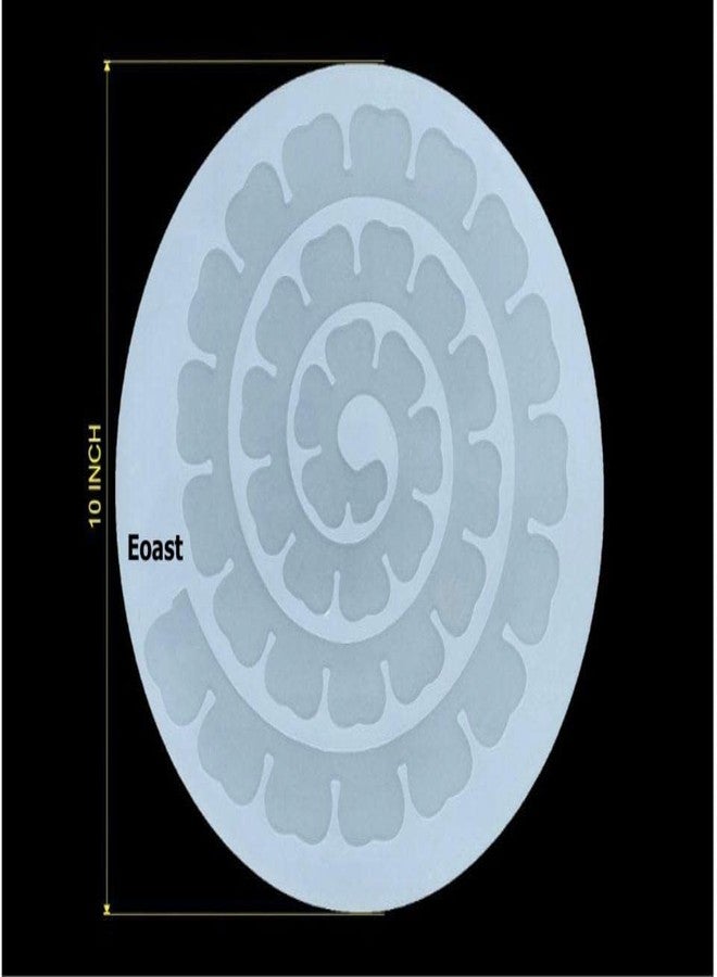 Eoast 3D Flower Mould for Resin Art for Decorative,Mold for Epoxy Resin, Set of 1 (DESIGN-1-1 Cavity -10 INCH Big) - Image 2