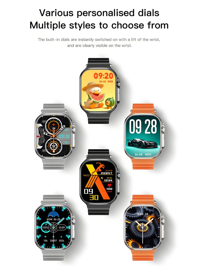 SmartWatch10 Smartwatch Ultra Sports S9 Ultra Watch Ultra3 Gray - Image 4