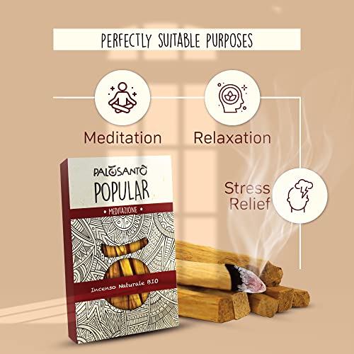 PALOSANTO - Palo Santo Incense Sticks for Meditation and Stress Relief - 13 Pack - Natural Smudge Sticks for Negative Energy Cleansing and Home Relaxation - Organic Palo Santo Sticks Peruvian Products - Image 3