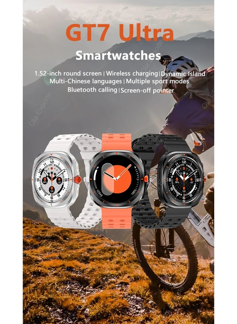 Smart Watch IP68 Waterproof Fitness Bluetooth Call Compass Talk Heart Rate Health Monitoring Smartwatch for Men Women - Image 2