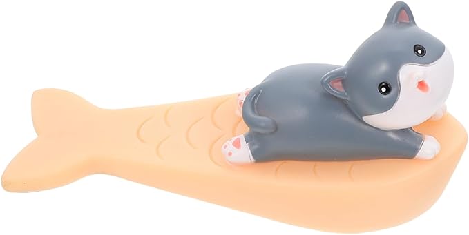 Non Slip Animal Door Stopper Wedge 14X7X5CM Multicolor For Home Office Safety - Image 1