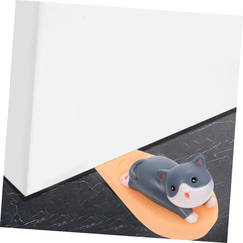 Non Slip Animal Door Stopper Wedge 14X7X5CM Multicolor For Home Office Safety - Image 3