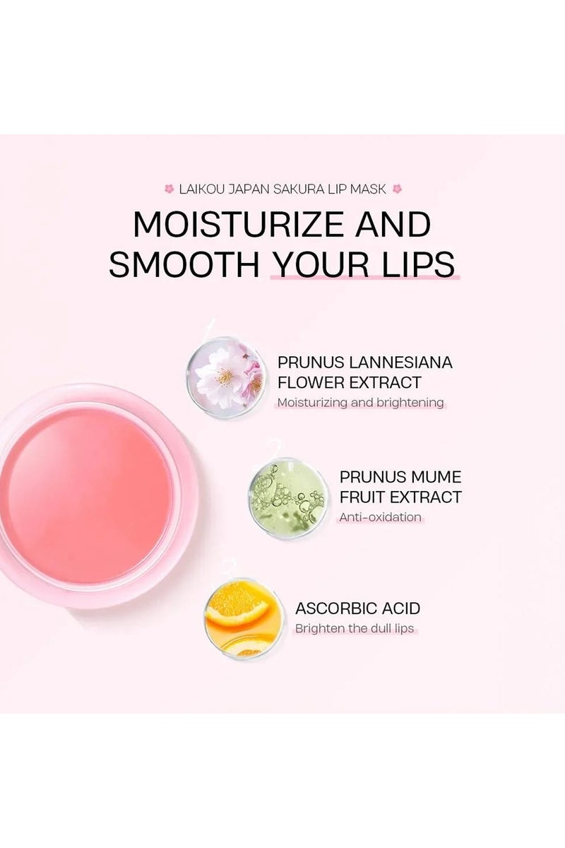 Laikou Japan Sakura Lip Mask with Sakura Extract - 8g - Image 5