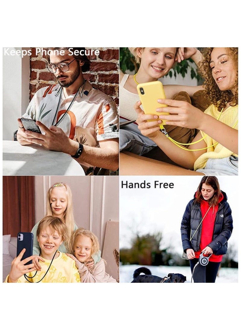 TREYO - Adjustable Universal Phone Lanyard - High-Quality Nylon Strap with USB Charging and Fingerprint Compatibility, Anti-Theft Design, Ideal for Phones, Work Cards, Student IDs, and Keychains - Image 1