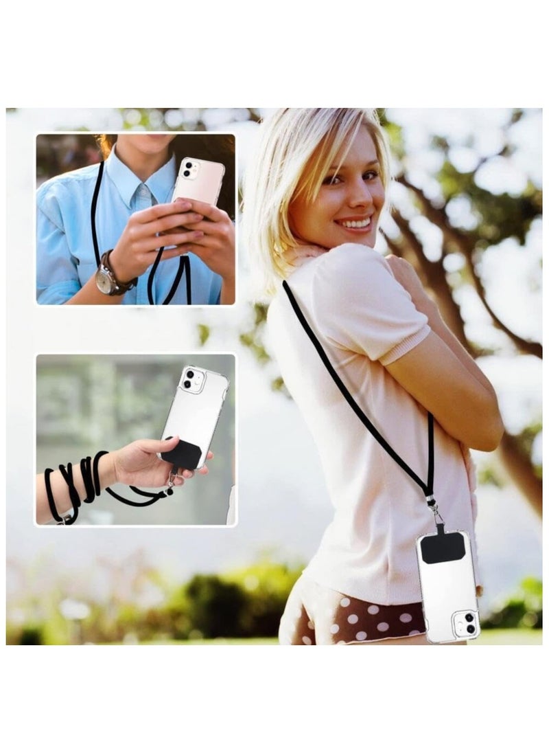 TREYO - Adjustable Universal Phone Lanyard - High-Quality Nylon Strap with USB Charging and Fingerprint Compatibility, Anti-Theft Design, Ideal for Phones, Work Cards, Student IDs, and Keychains - Image 1