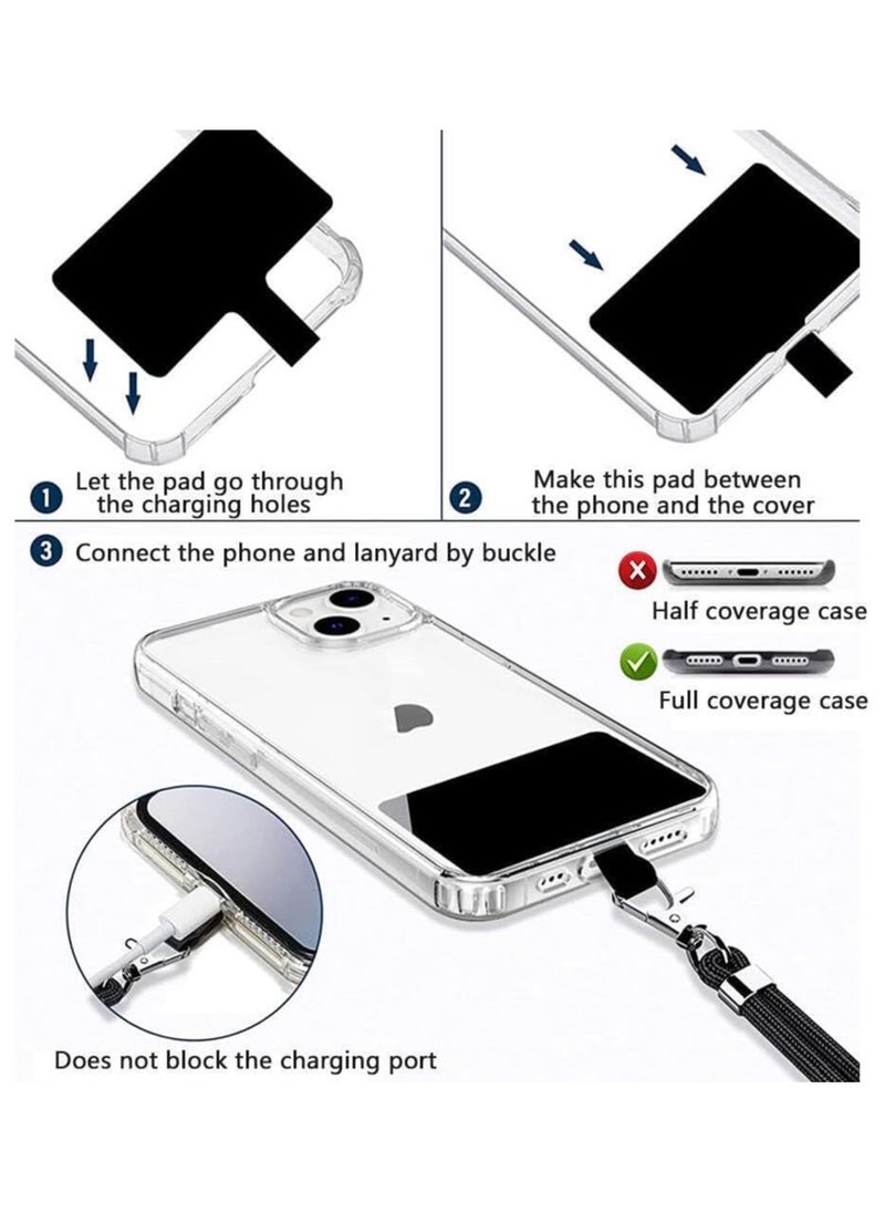 TREYO - Adjustable Universal Phone Lanyard - High-Quality Nylon Strap with USB Charging and Fingerprint Compatibility, Anti-Theft Design, Ideal for Phones, Work Cards, Student IDs, and Keychains - Image 1