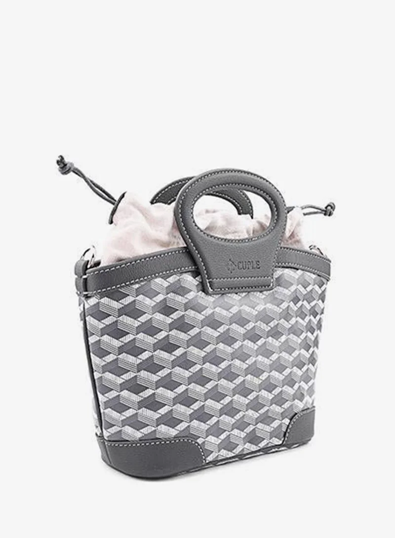 Cuple Grey Women’s Patterned Tote Bag for Women | Best Price UAE