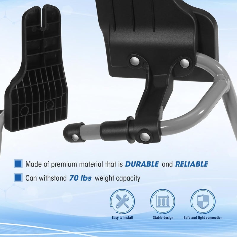 Touri Single Jogging Stroller Adapter for Graco Infant Car Seats Baby Trend Car Seat Adapter for Most BOB Gear Strollers Baby Jogger Car Seat Replacement Part - Image 2