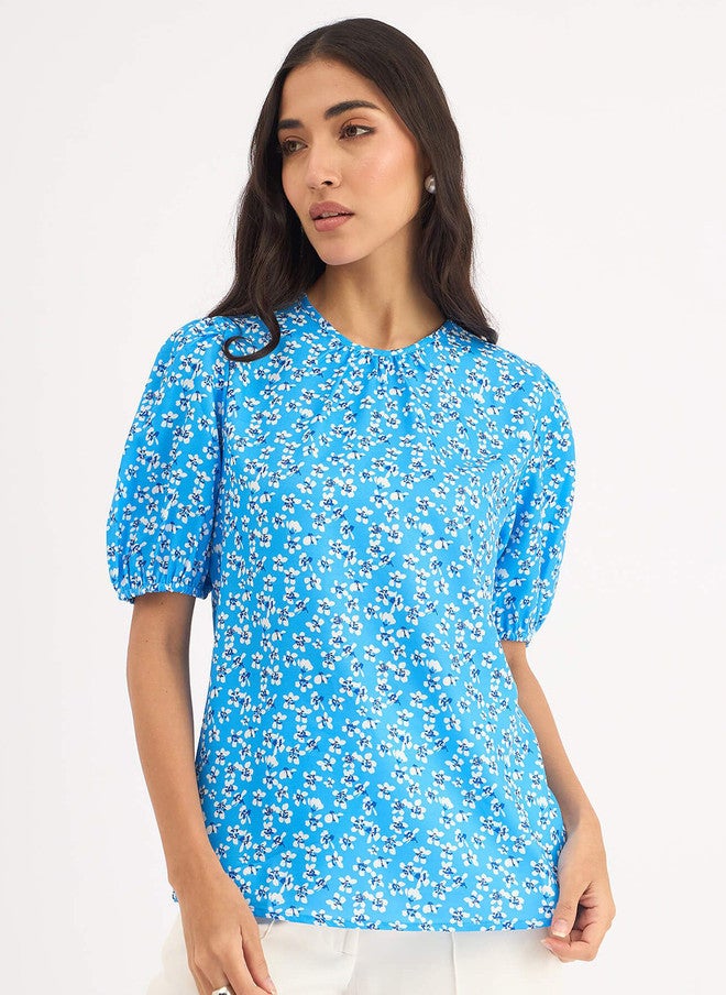 SALT ATTIRE Floral Print Top - Image 1